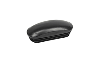Domed Oval Tube Insert Glides 80x30mm