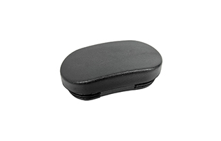 Domed Oval Tube Insert Glides 80x40mm